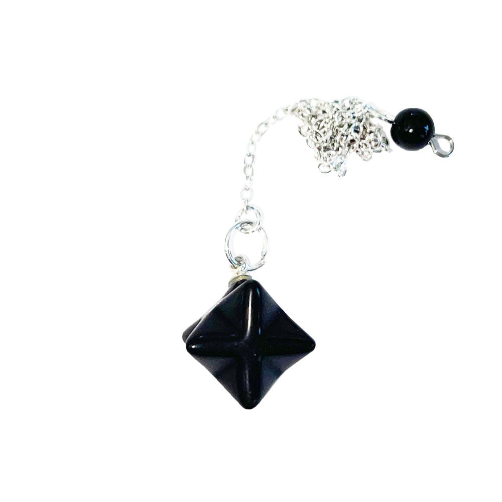 Pendolo di Ossidiana Nera – Merkaba
