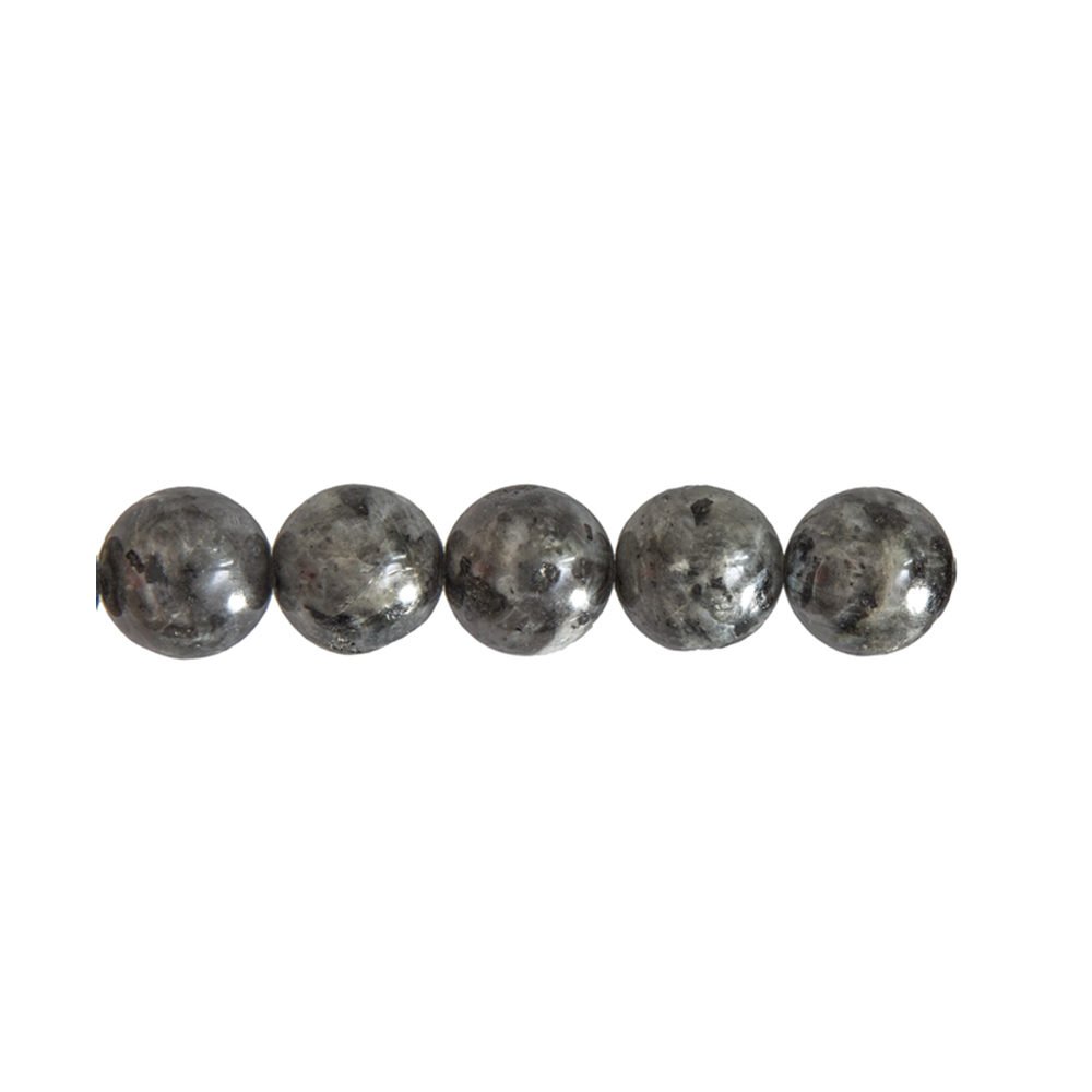 Filo di labradorite con inclusioni – pietre sferiche da 6 mm