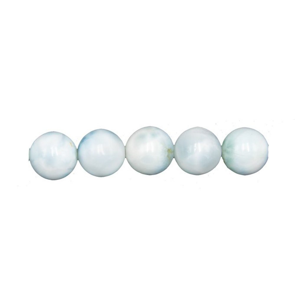 Filo Larimar – Pietre sferiche da 6 mm