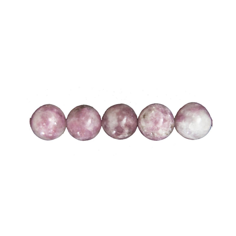 Filo di Tormalina Rosa – pietre sferiche da 6 mm