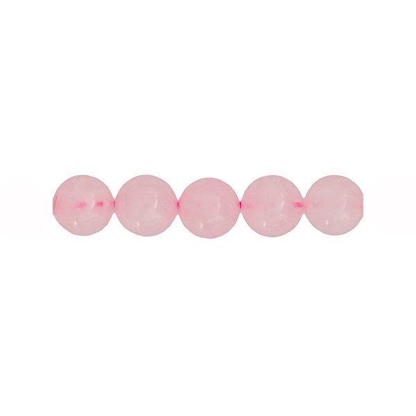 Filo di quarzo rosa – pietre sferiche da 6 mm