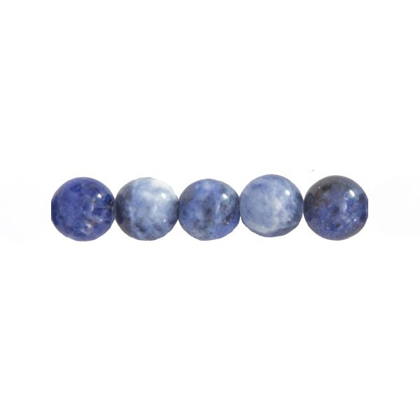 Filo di Sodalite – Pietre sferiche da 6 mm