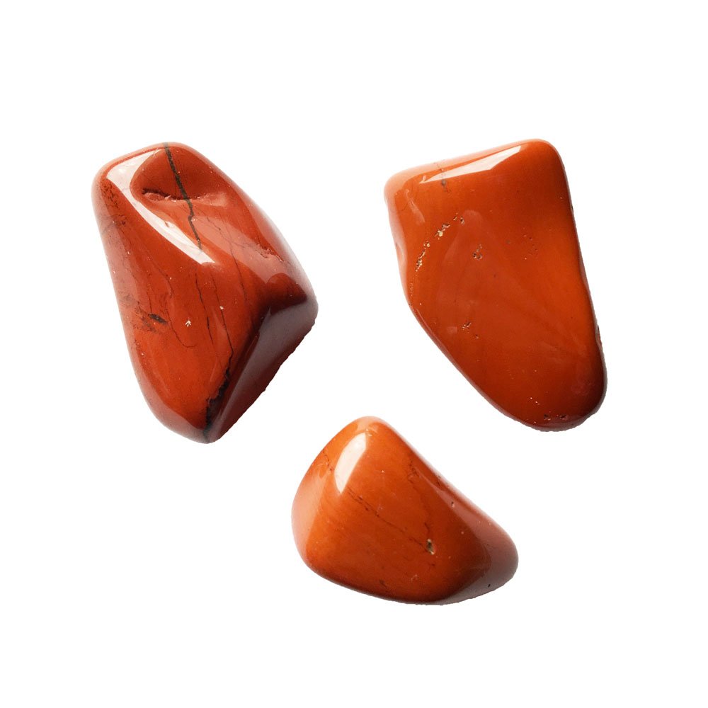 Pietra burattata di diaspro rosso