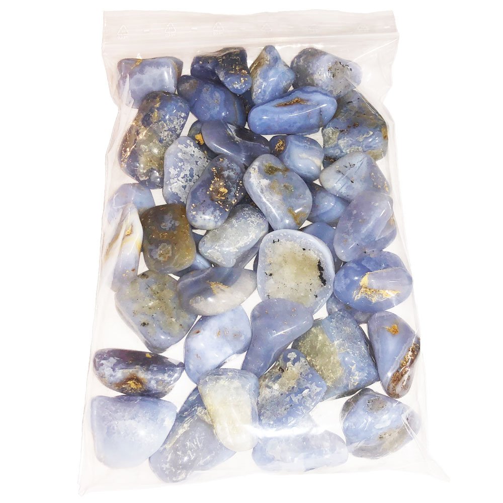 Pietra burattata di calcedonio