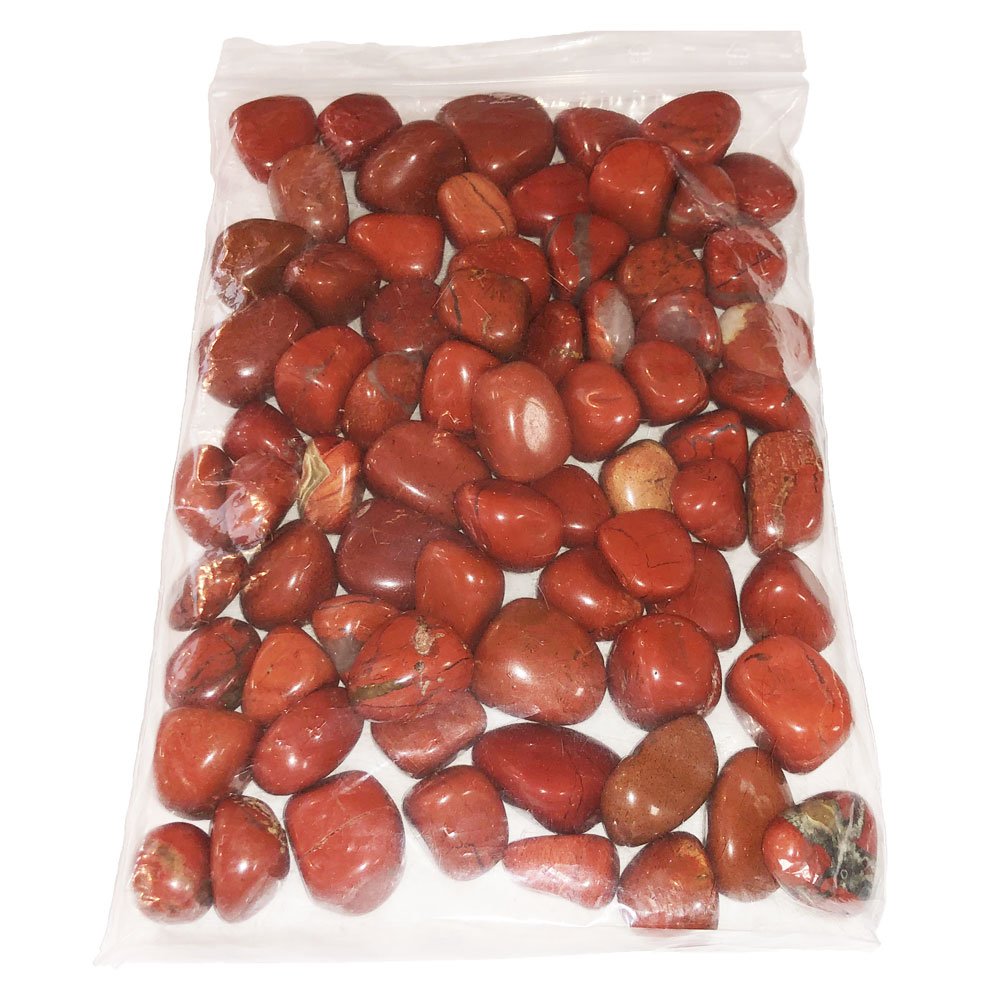 Pietra burattata di diaspro rosso