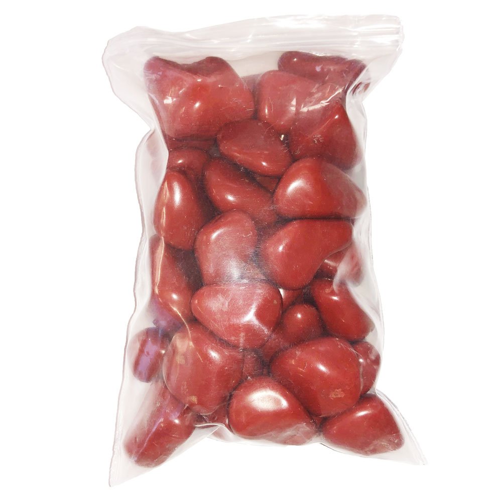 Pietra burattata di diaspro rosso