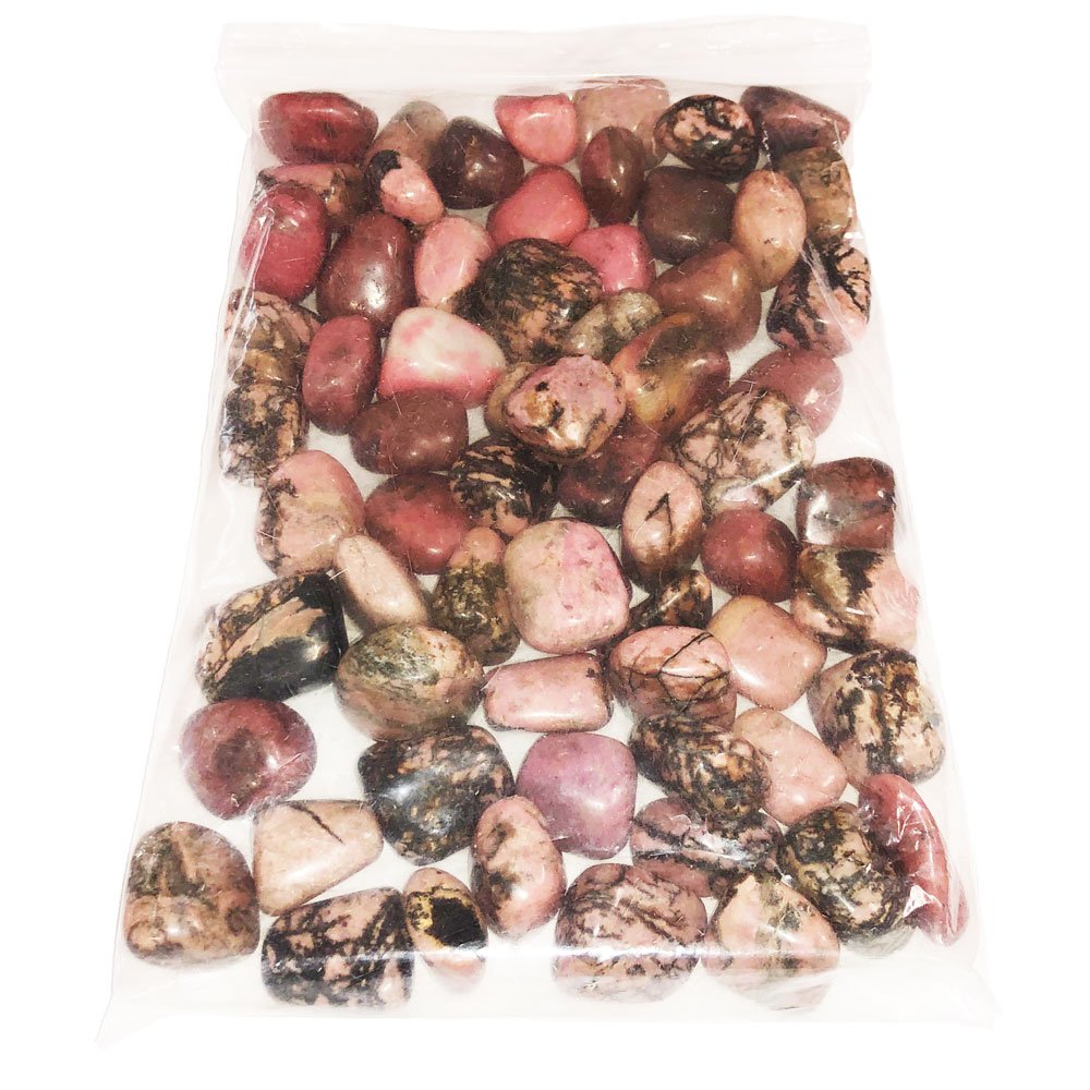 Pietra burattata di rodonite