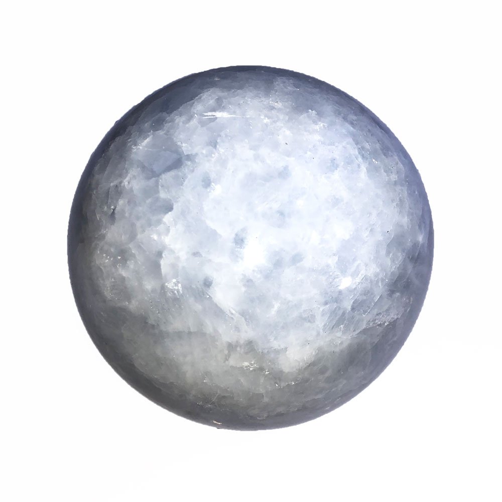 Sfera di Calcite Blu – tra 50 e 55 mm