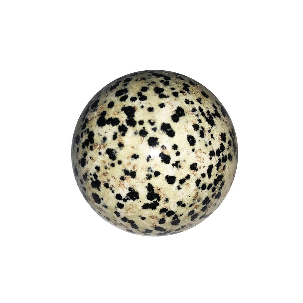 Sfera di Diaspro Dalmata – 40 mm