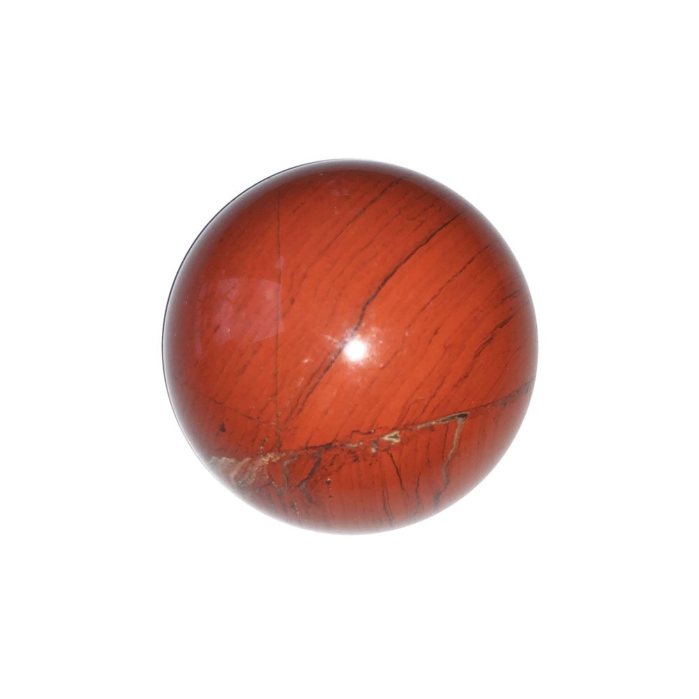Sfera di Diaspro Rosso – 40 mm