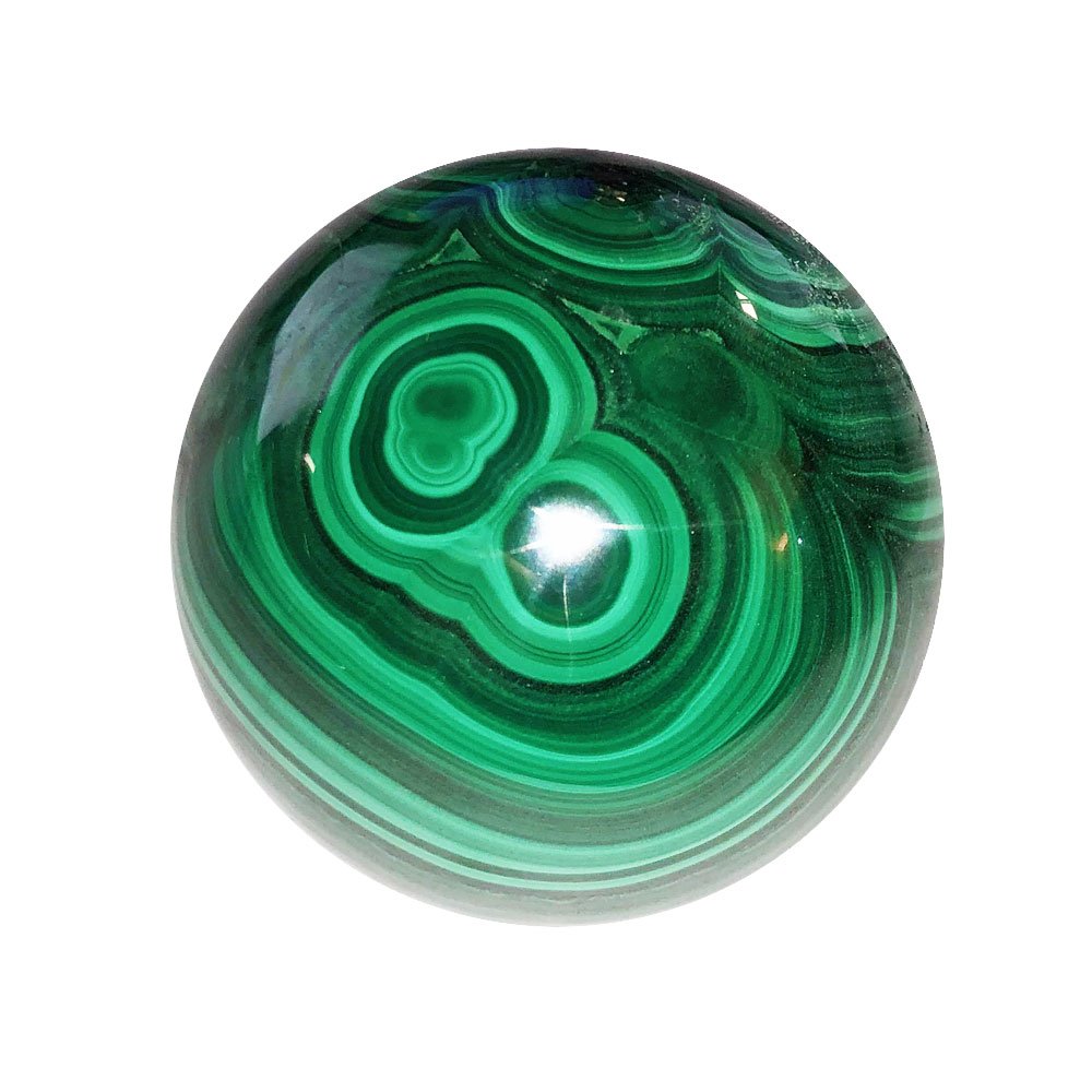 Sfera di Malachite – Tra 50 e 55 mm