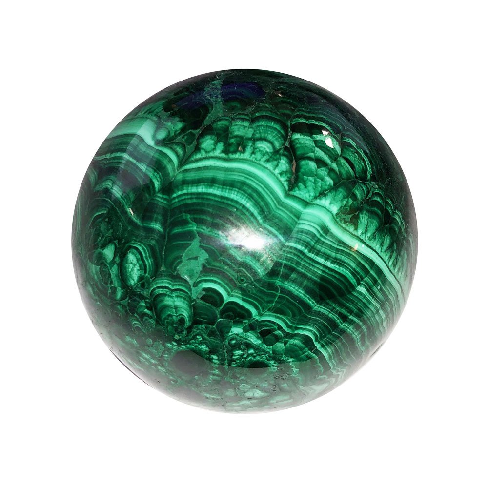 Sfera di Malachite – Tra 50 e 55 mm