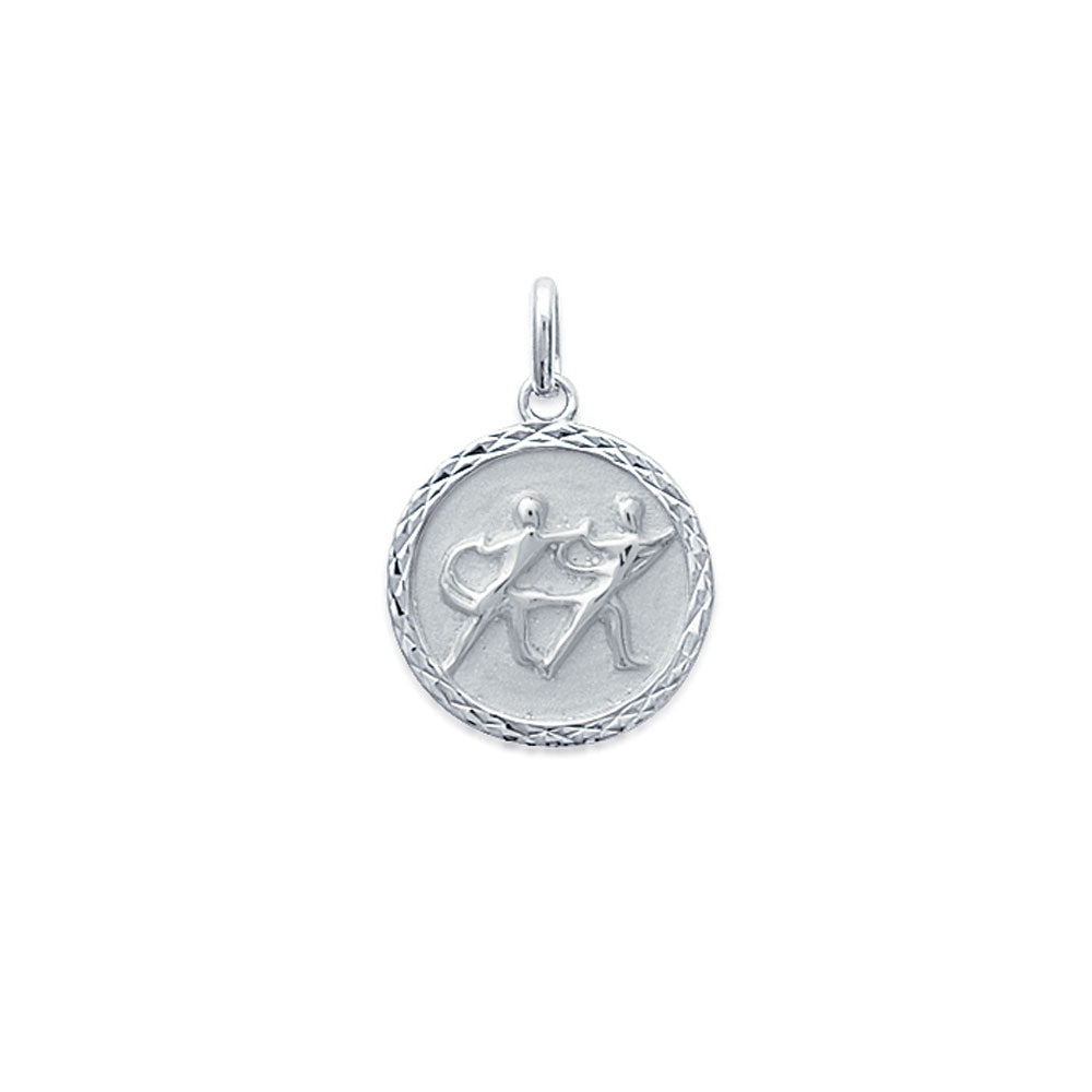Ciondolo Gemelli – Segno zodiacale n. 2 – Argento