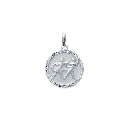 Ciondolo Gemelli – Segno zodiacale n. 2 – Argento