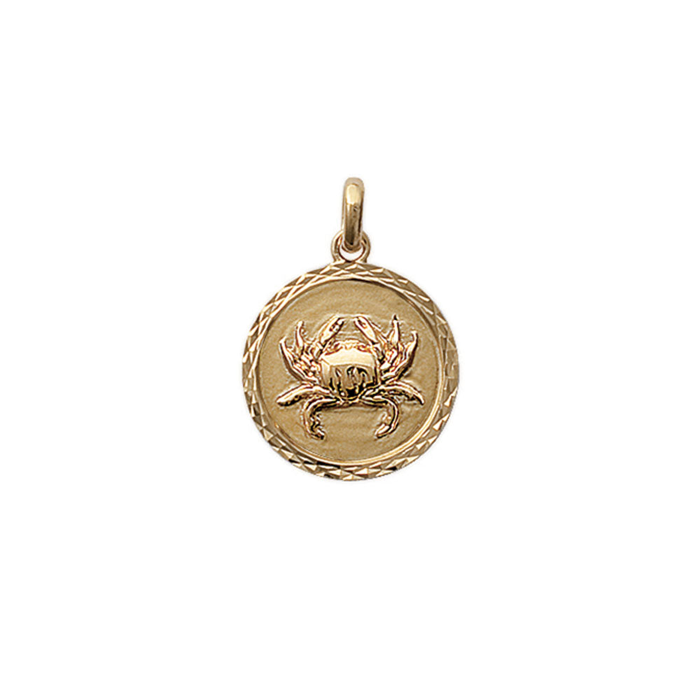 Ciondolo Cancro – Segno zodiacale n. 2 – Placcato in oro