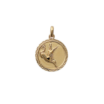 Ciondolo Capricorno – Segno zodiacale n°2 – Placcato oro