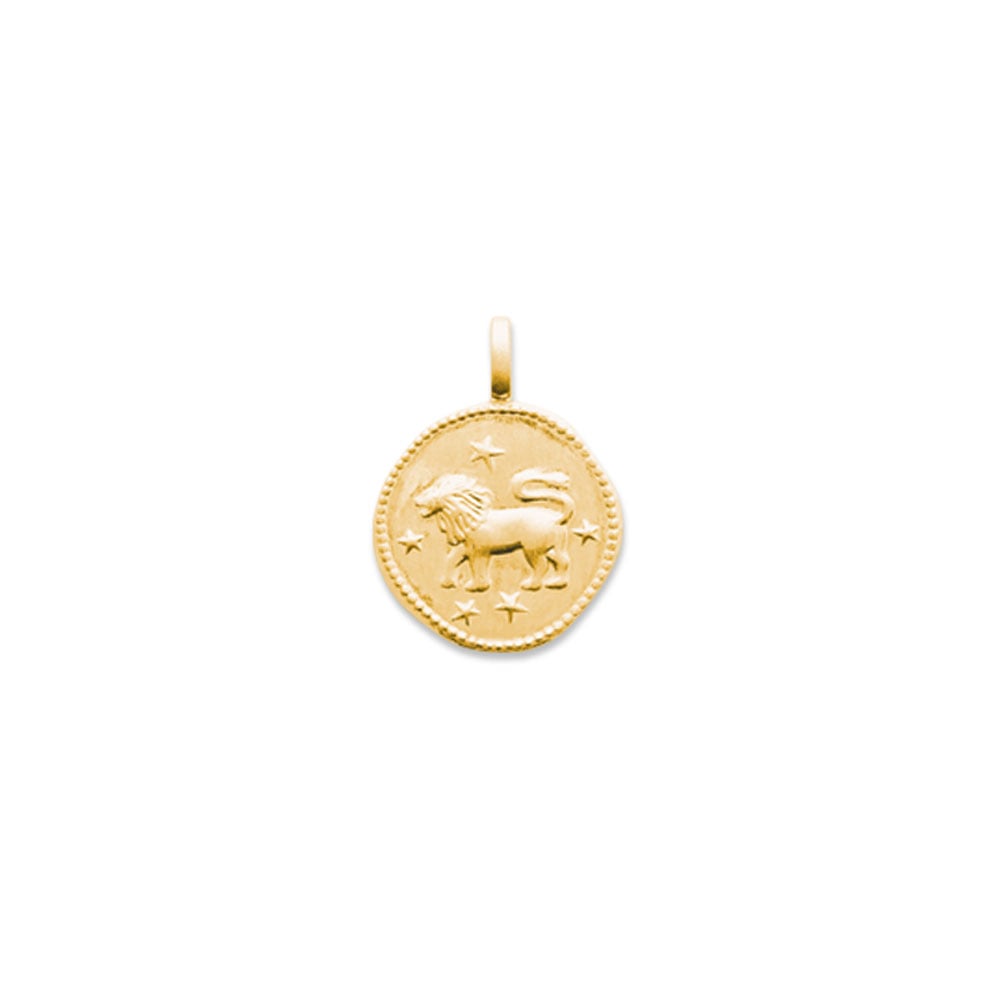 Ciondolo Leone – Segno zodiacale n°1 – Placcato oro