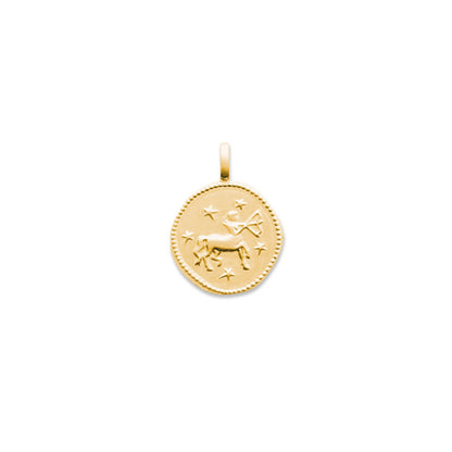 Ciondolo Sagittario – Segno zodiacale n. 1 – Placcato in oro