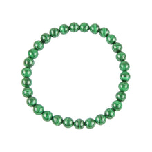 Bracciale in malachite – Perle da 6 mm