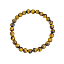 Bracciale in occhio di tigre – Perle da 6 mm