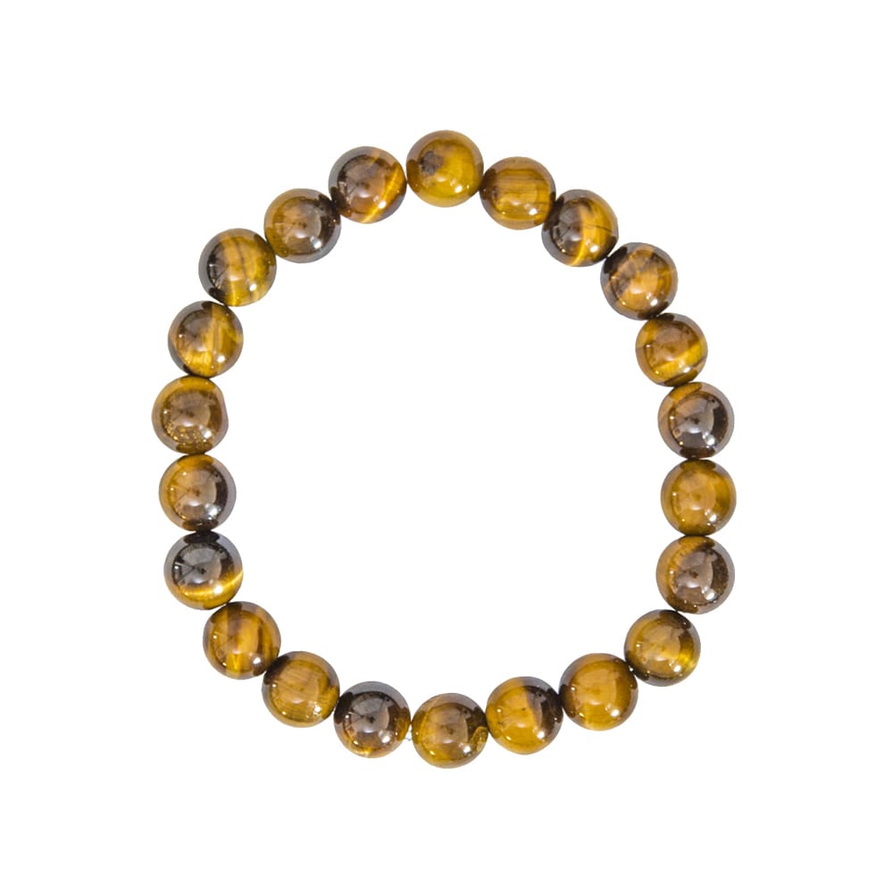 Bracciale in occhio di tigre – Perle da 8 mm