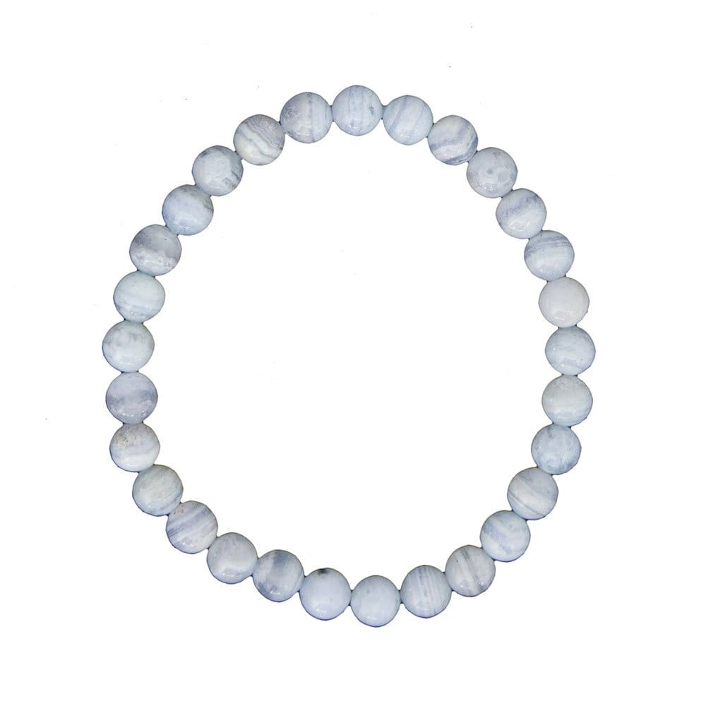 Bracciale in calcedonio – Perle da 6 mm