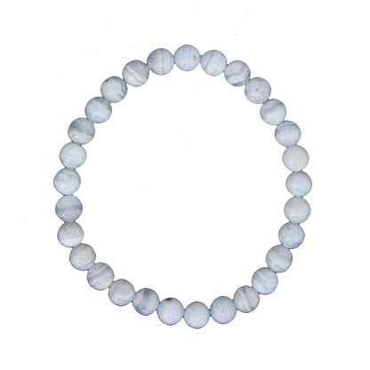 Bracciale in calcedonio – Perle da 6 mm