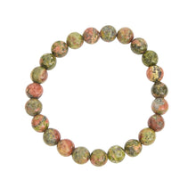 Bracciale in epidoto – Perle da 8 mm