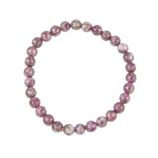Bracciale in rubellite – Perle da 6 mm