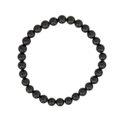 Bracciale in tormalina nera – Perle da 6 mm