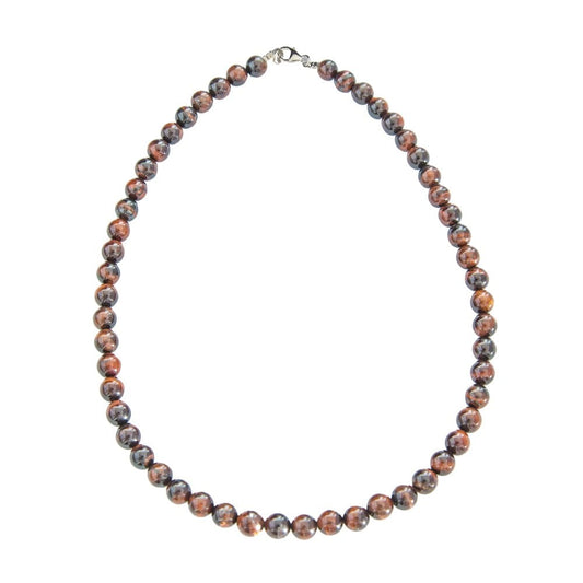 Collana in occhio di bue – Perle sferiche da 8 mm