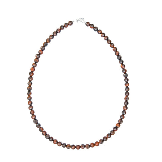 Collana in occhio di toro – Perle sferiche da 6 mm