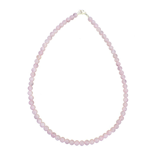 Collana in quarzo rosa – Perle sferiche da 6 mm