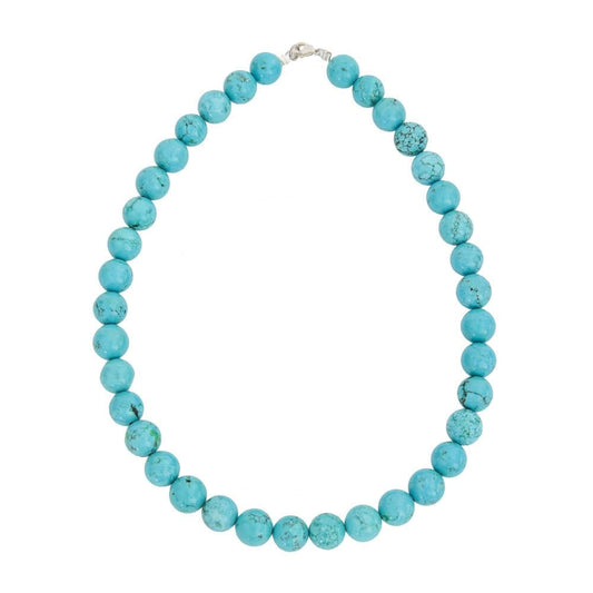 Collana in turchese stabilizzata – Perle sferiche da 12 mm