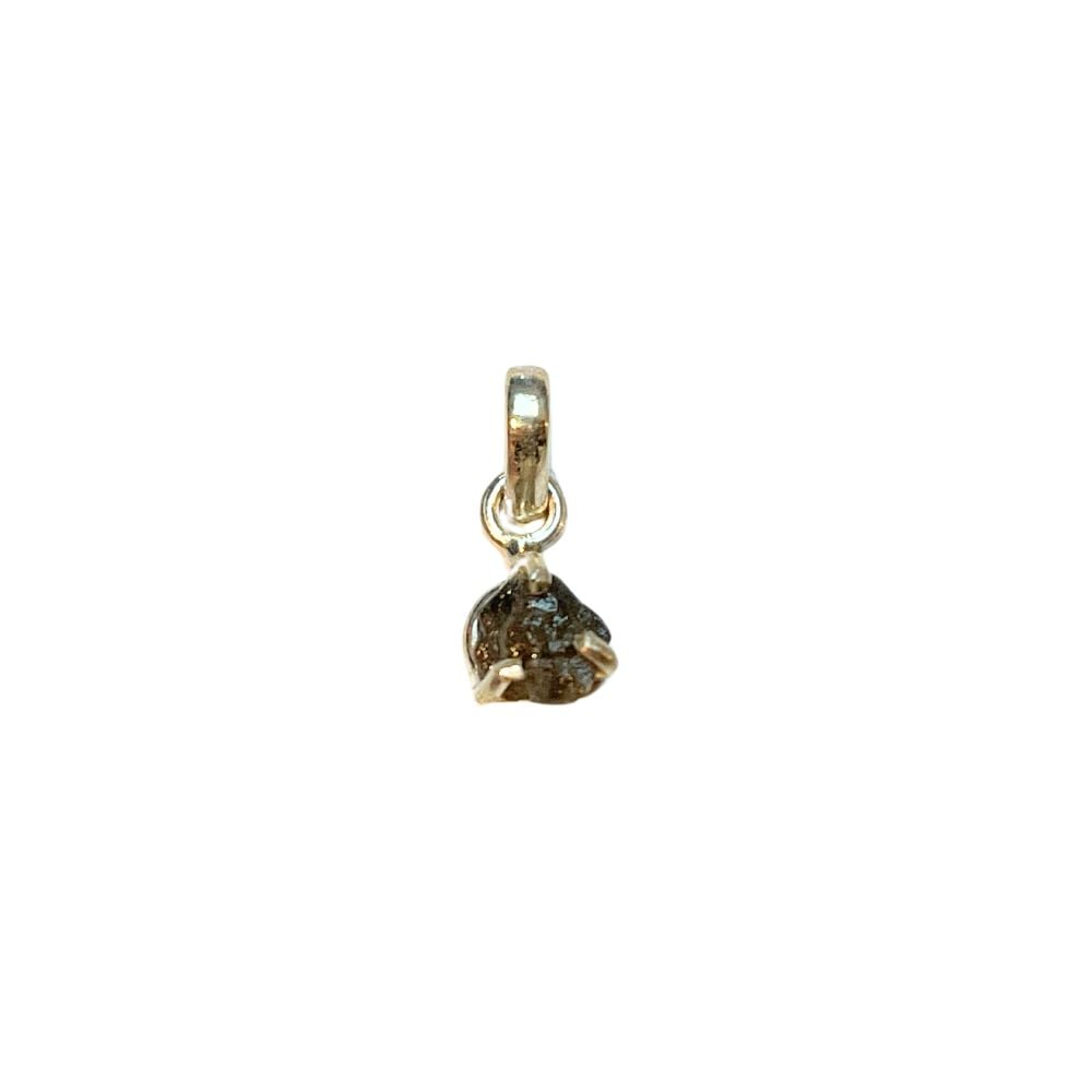 Ciondolo in diamante – Diamant nero Pietra grezza