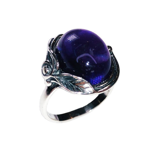 Anello in ametista Justine – Argento 925