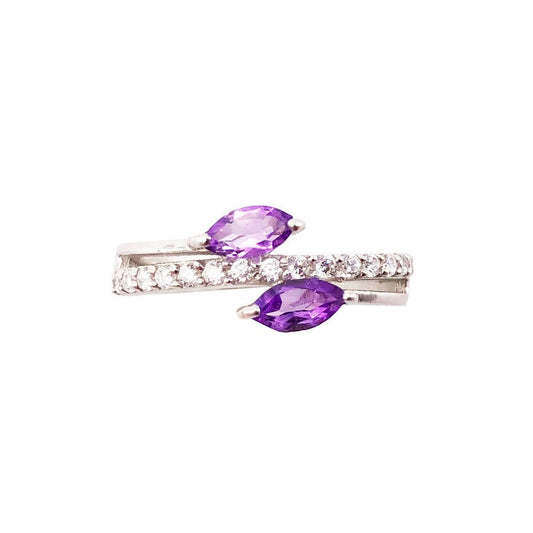 Anello in ametista Valentine – Argento 925