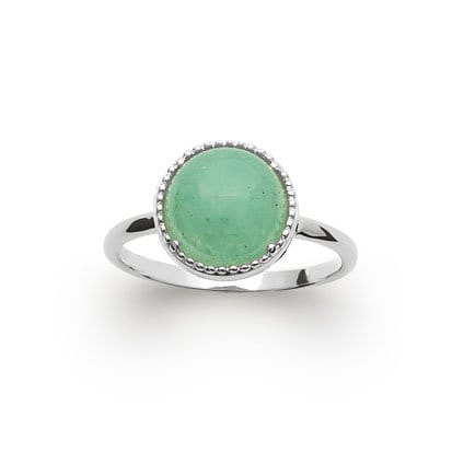 Anello in avventurina Constantine – Argento 925