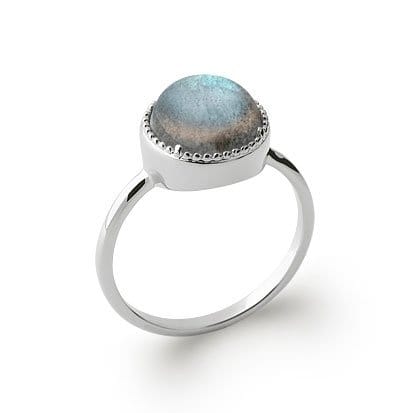 Anello in labradorite Constantine – Argento 925