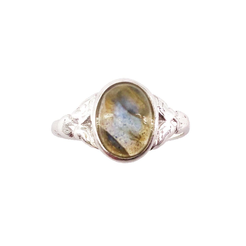 Anello in labradorite Marianne – Argento 925