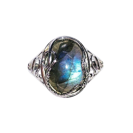 Anello in labradorite Capucine – Argento 925