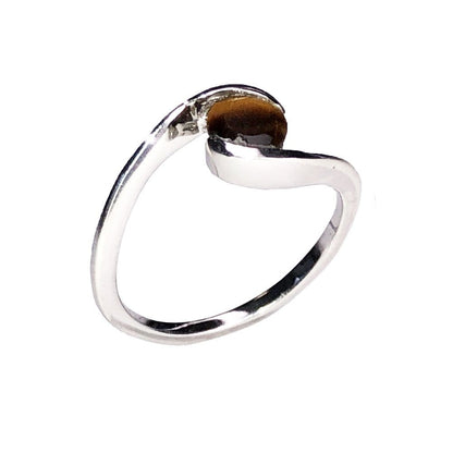 Anello in occhio di tigre Doriane – Argento 925