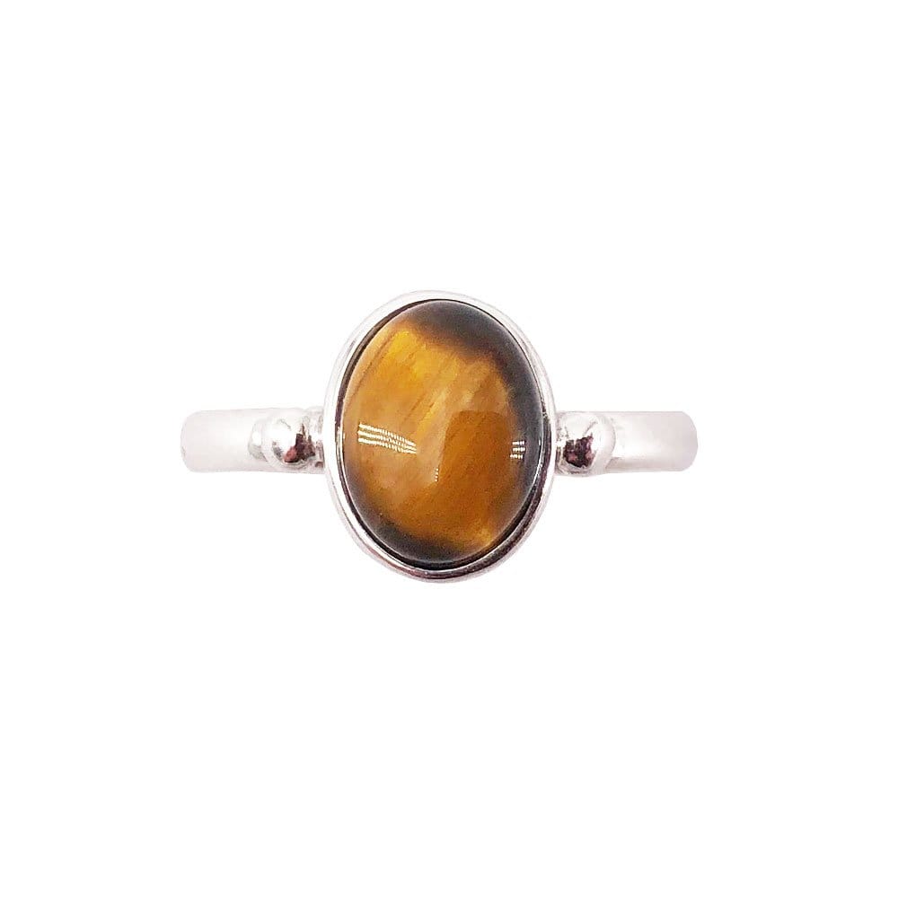 Anello in occhio di tigre Camille – Argento 925