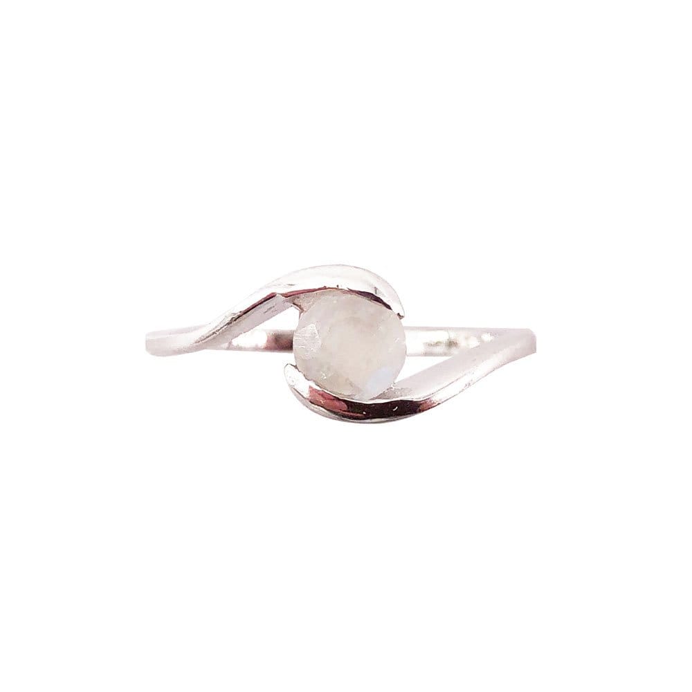 Anello in pietra di luna Doriane – Argento 925