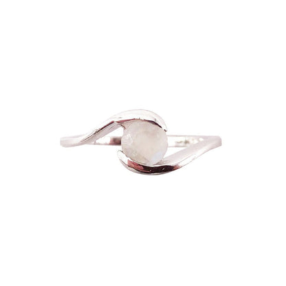Anello in pietra di luna Doriane – Argento 925