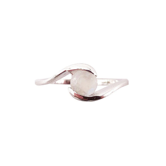 Anello in pietra di luna Doriane – Argento 925