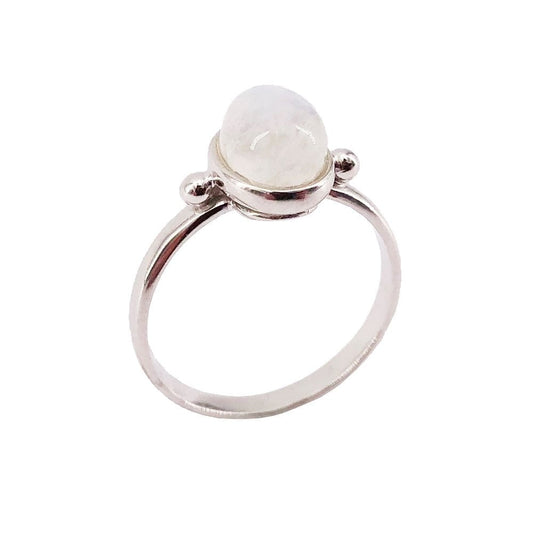 Anello in pietra di luna Camille – Argento 925