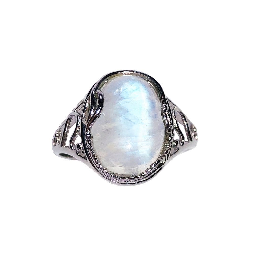 Anello in pietra di luna Capucine – Argento 925