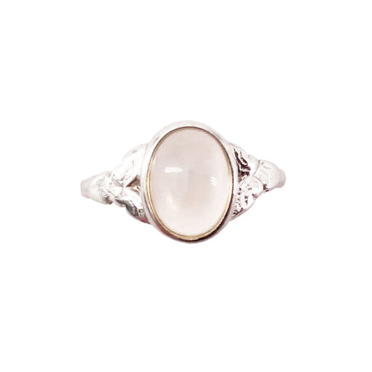 Anello in quarzo rosa Marianne – Argento 925