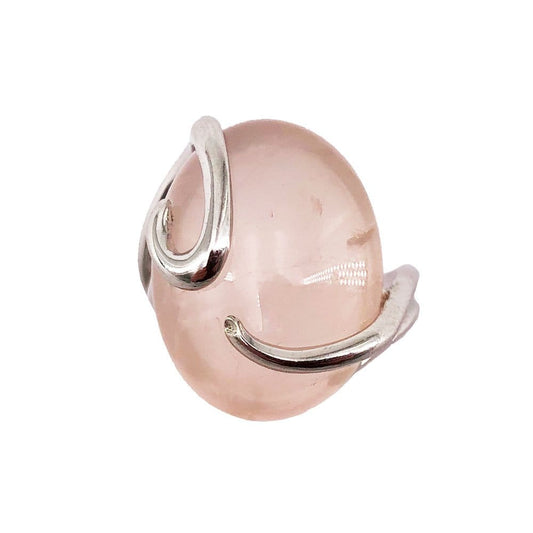Anello in quarzo rosa Océane – Argento 925
